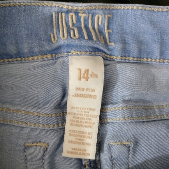 Justice Mid Rise Jegging Jeans WT1 - Picture 3 of 3